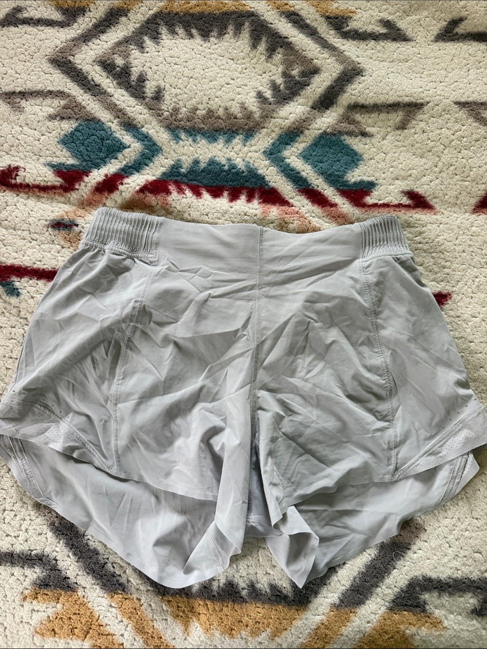 lululemon athletica Light Gray Women's Running Shorts